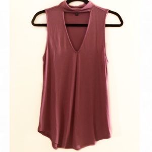 NWOT Express Mauve Sleeveless Tee
